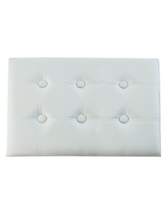 Ecopelle pouf panca contenitore tinta unita DOUBLE