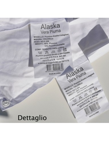 Alaska 4 stagioni Duvet unique cm 150X200