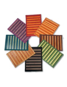 Dégrader de bambou tapis 120 x 180 cm.