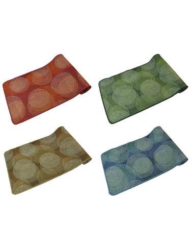 Cerchi Liscio alfombra de cocina ancho 50 cm.