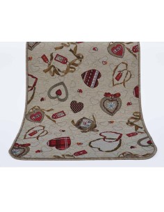 Cuori Tappeto antiscivolo gobelin largo 53 cm e varie misure 2