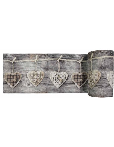 Mehrzweck-Teppich rutschfest 50 cm breit. APPESI HEARTcut