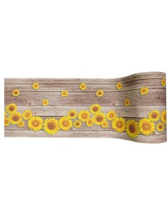 Tappeto multiuso passatoia antiscivolo largo 50 cm. ONDE GIRASOLE taglio a vivo