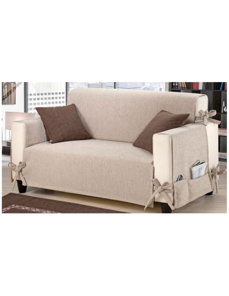 Intreccio Fauteuil et canapé couvre jacquard chenille différentes tailles