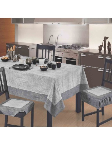 Mantel de algodón cuadrado o cuadrado y rectangular SCREZIATO