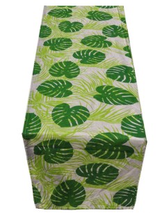 Nappe coton imprimé ou runner FOGLIA 2