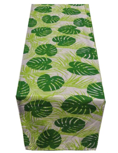 Nappe coton imprimé ou runner FOGLIA
