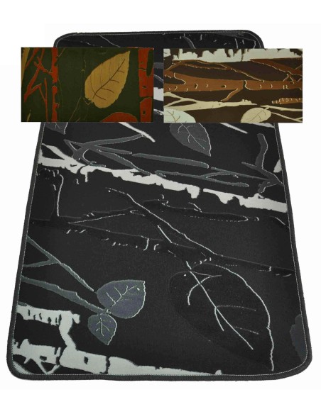 Foglie alfombra de cocina ancho 50 cm.