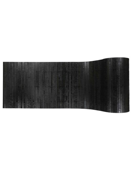 Tapis en bambou solide de cuisine solide antidérapant, avec des images