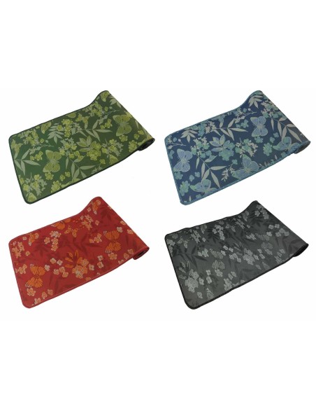 Farfalle e Fiori Cuisine de tapis lisse 50 cm de large.