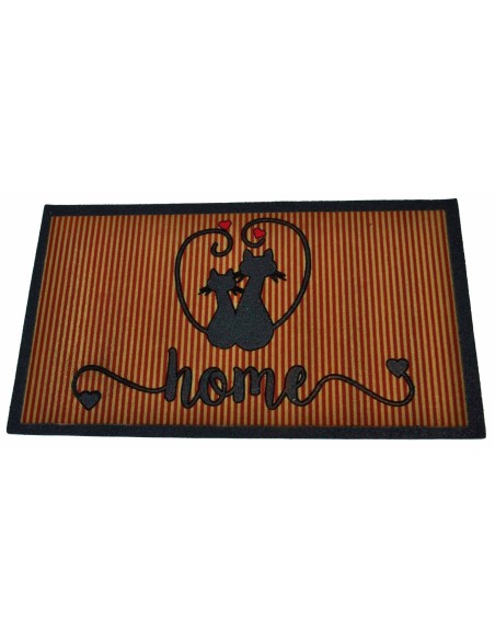 Beflockte Tür Matte 40 x 70 cm. GATTI FLOMAT