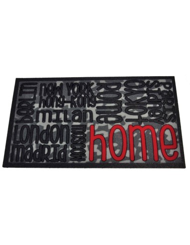 Floqué porte mat 40 x 70 cm. CITY FLOMAT