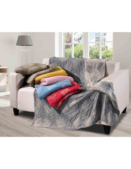Tuch innen Plaid Tagesdecke Stropicciami GRAFFI