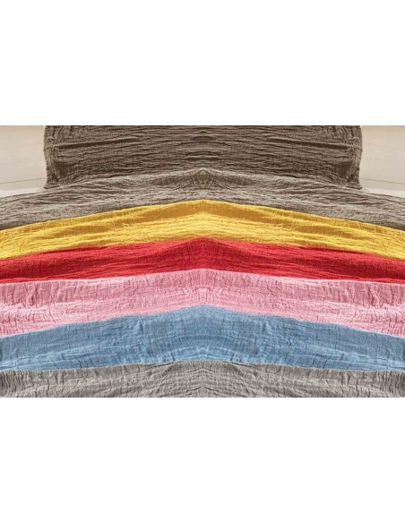Tuch innen Plaid Tagesdecke Stropicciami TINTA UNITA