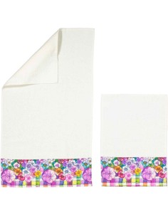 Serviettes éponges flashées numériquement FRESH LIFE