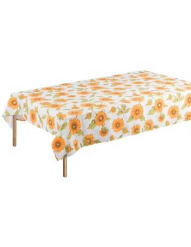 Nappe rectangulaire et coton imprimé carré GIRASOLI