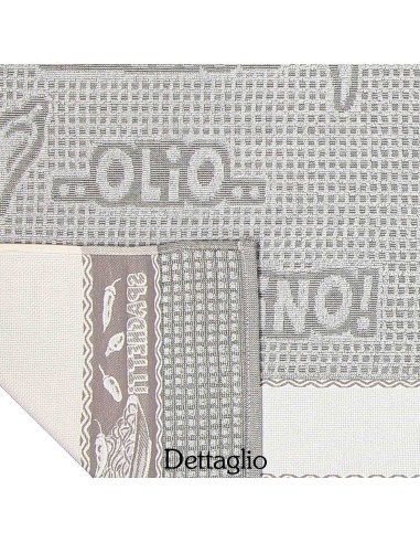 Set 6 strofinacci MARTINA con balza AIDA