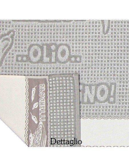 Set 6 strofinacci MARTINA con balza AIDA