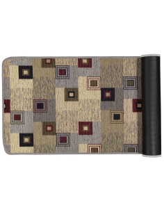 QuadROTTO alfombra de cocina antideslizante lavable de 52 cm de ancho.