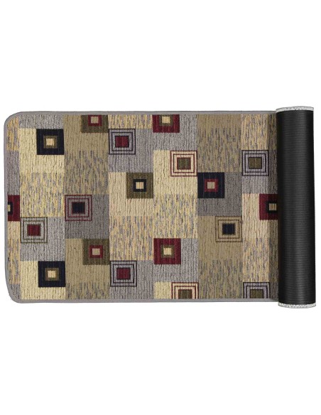 QuadROTTO alfombra de cocina antideslizante lavable de 52 cm de ancho.