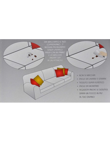 Antimacchia Decke sitzend 2-Sitzer sofa