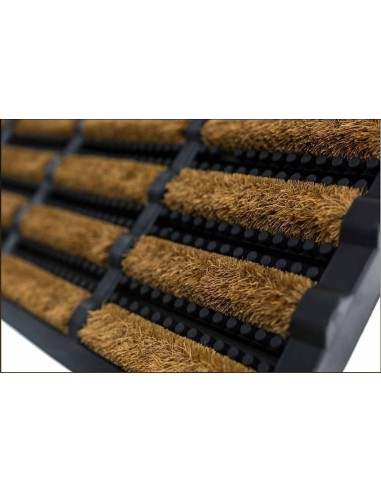 Doormat step dryer maison d’entrée noix de coco et caoutchouc DUET