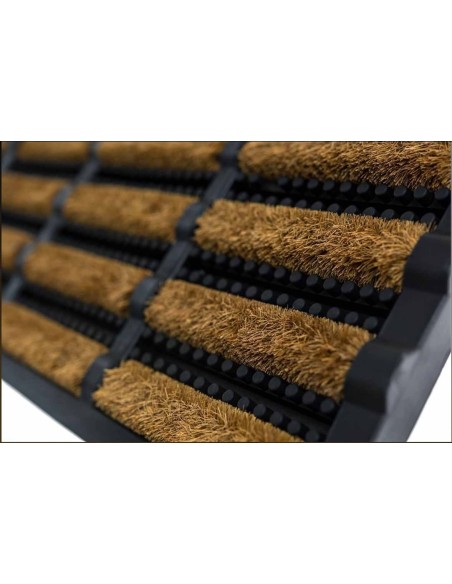 Doormat step dryer maison d’entrée noix de coco et caoutchouc DUET