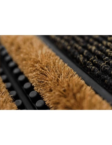 Doormat step dryer maison d’entrée noix de coco et caoutchouc DUET