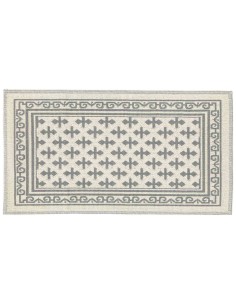 Tapis polyvalent en coton Giglio avec filet antidérapant