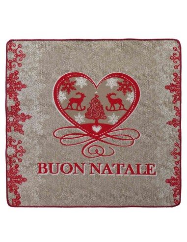 Tappeto passatoia bordata BUON NATALE