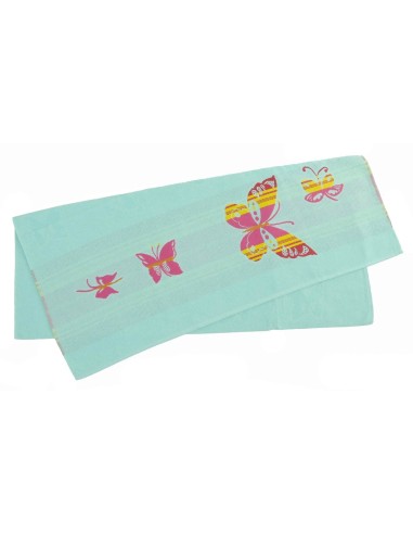 Lona de playa marina algodón 100x175 cm. FARFALLA