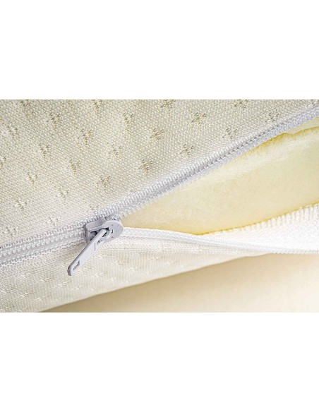 Cuscino Memory Lavabile Saponetta, 100% Viscolattice, con federa in tessuto bielastico con cerniera