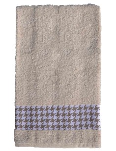 Pied de poule serviette de bain 100 x 150 cm