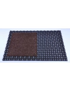 Pipe Line zerbino cocco e gomma 45x75 cm.