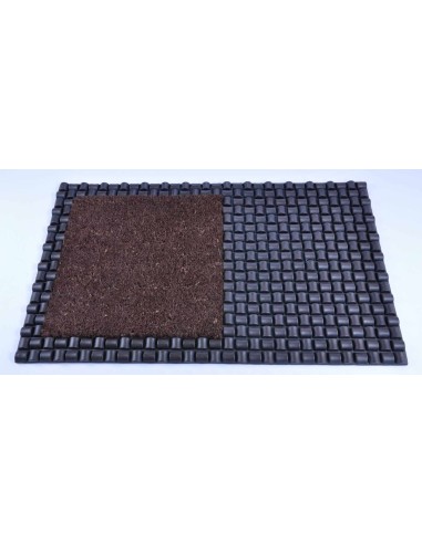 Pipe Line zerbino cocco e gomma 45x75 cm.