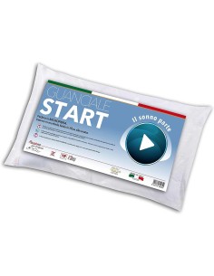 Cuscino Guanciale Start in Fibra, 50 x 80, Bianco 2
