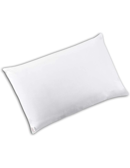Cuscino Guanciale Start in Fibra, 50 x 80, Bianco
