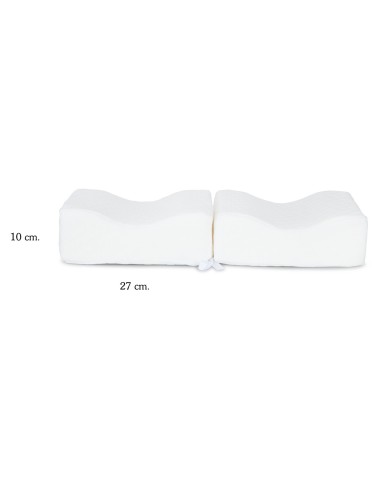 Viscolattice Memory Multipurpose Therapy Pillow, avec dispositif médical x jambes/genoux x sommeil orthopédique