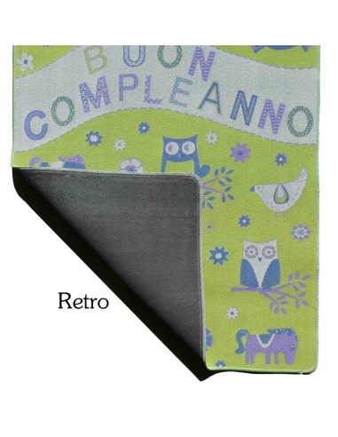 Evento de alfombra feliz cumpleaños GUFI 100X155 cm.