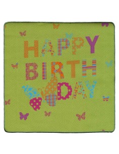 Teppich Event alles Gute zum Geburtstag SILUETTE 100X121 cm.