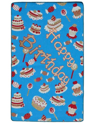 Tapis d’événement de joyeux anniversaire de graffiti