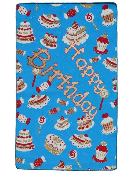 Tapis d’événement de joyeux anniversaire de graffiti