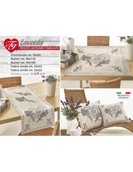 Herzstück und LAVENDER HEARTS Läufer