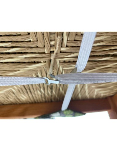 Cojín de silla extraíble con granito de aletas jacquard