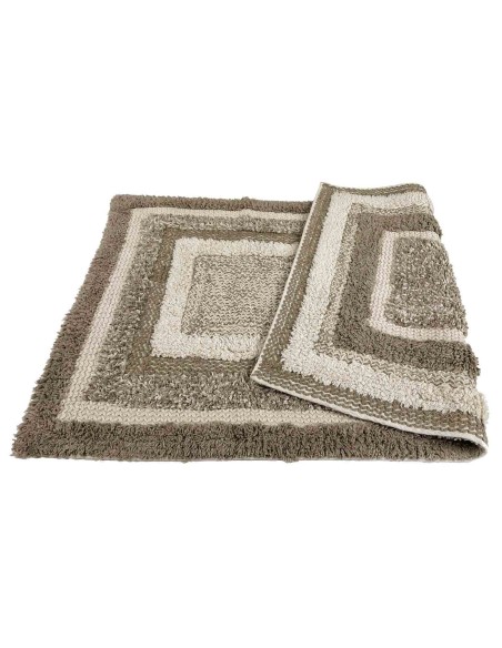 Tapis de bain en coton pur NEVADA DOUBLE