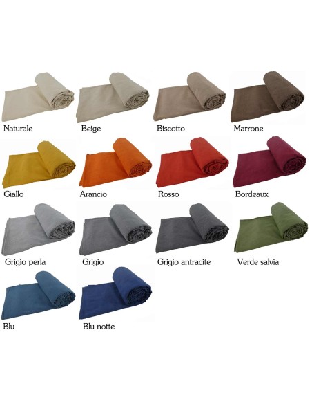 Kiara unito couvre-lit de tissu ameublement MAXI 260 X 300 cm