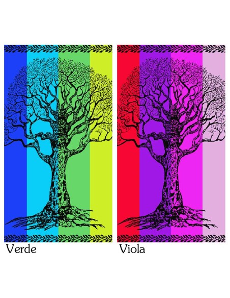 Toile de mer éponge jacquard LIFE TREE 90x160 cm.