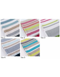 Toile de mer FOUTA pour LETTINO 75x195 cm. avec oreiller KENYA 2