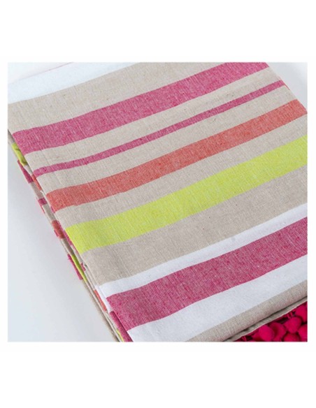 Toile de mer FOUTA pour LETTINO 75x195 cm. avec oreiller KENYA