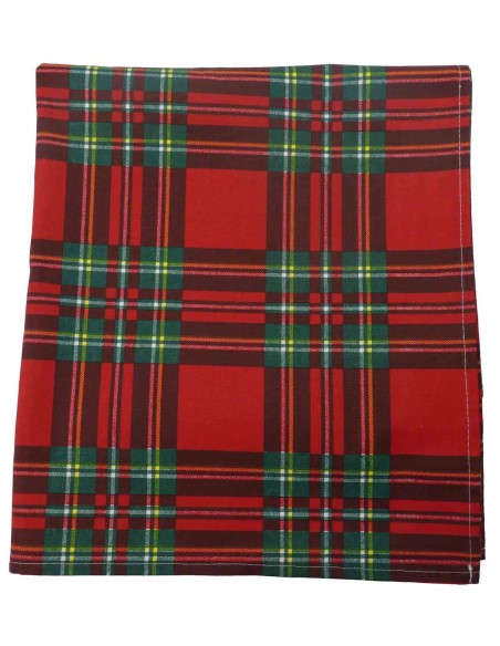 Mantel cuadrado y rectangular impreso de algodón ESCOCIA